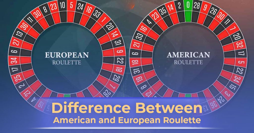 difference between american and european roulette