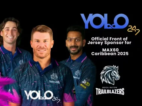 Yolo247 Named Front-of-Jersey Sponsor for Boca Raton Trailblazers in MAX60 Caribbean League 2025